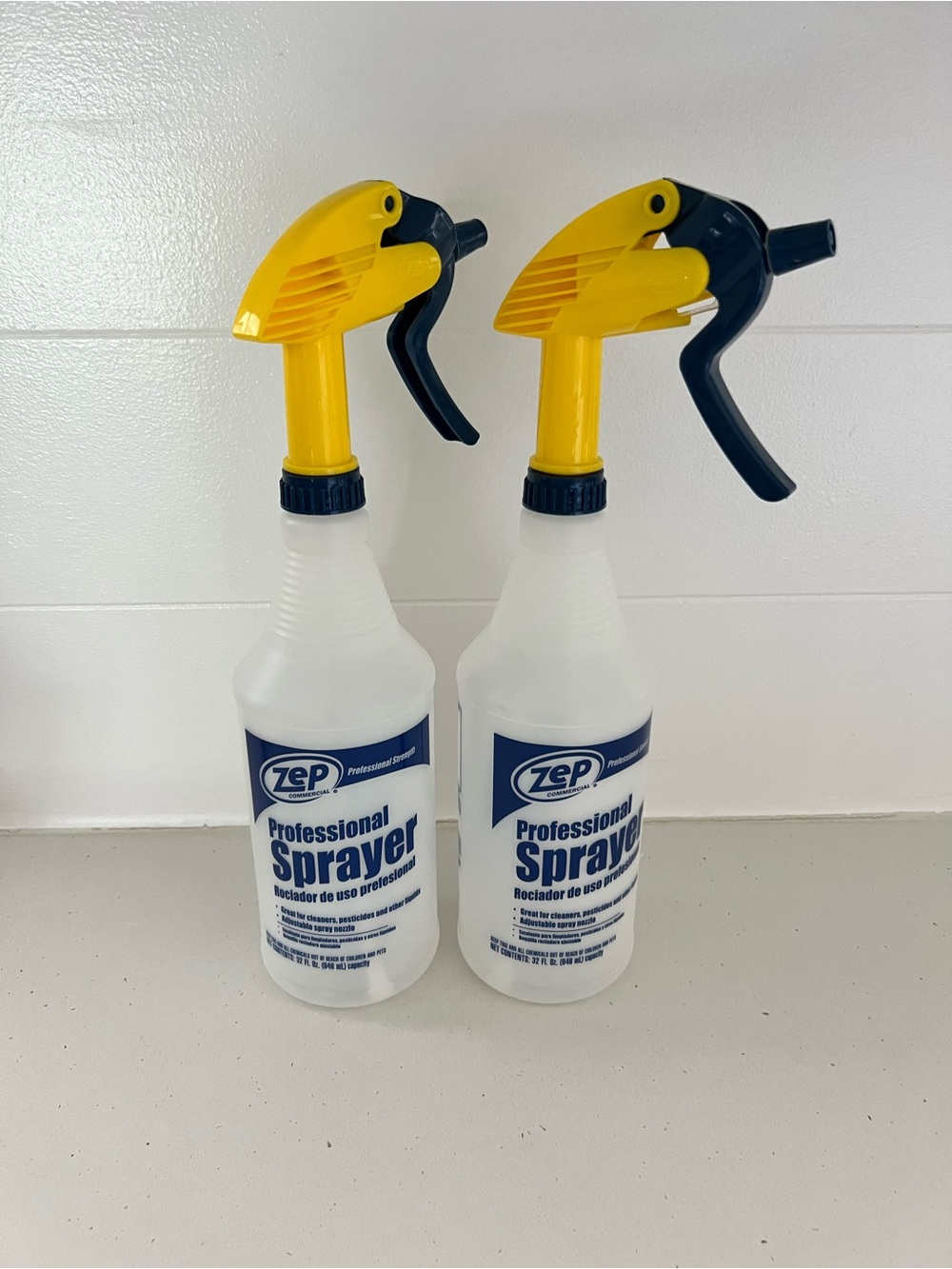 Zep Professional Sprayer Bottles 32 oz 2-Pack – New